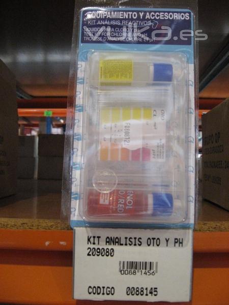 Kit analisis reactivos.