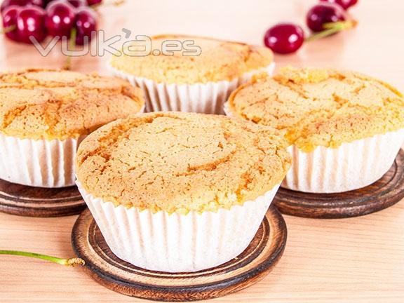 Muffin allergy free. Muffin tradicional sin gluten, leche, huevo, soja y frutos secos