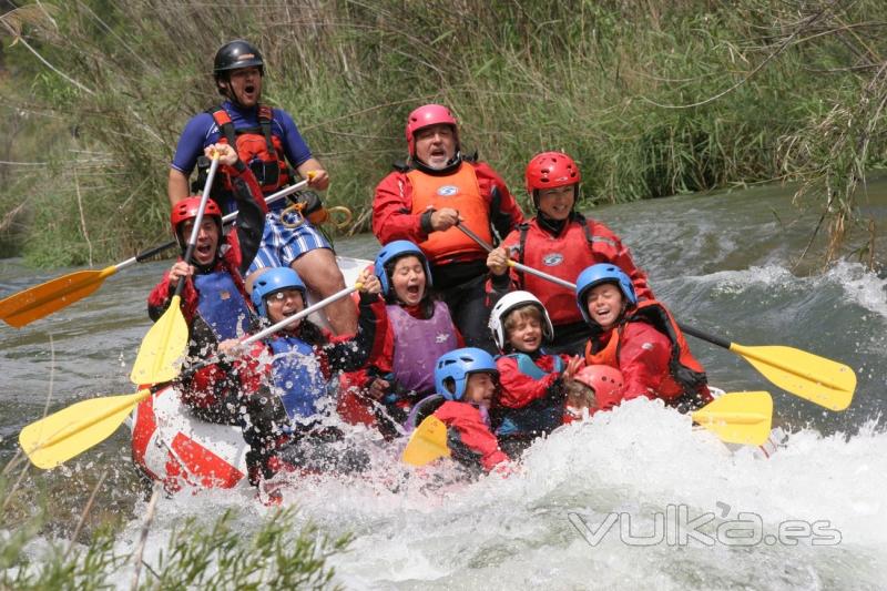 Rafting para toda la familia