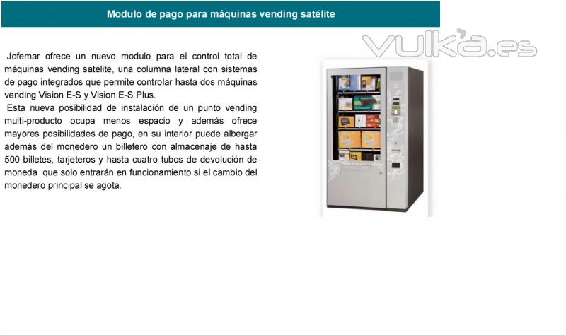 modulo de pago para maquinas vending satelite