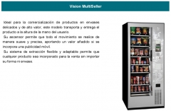 Maquina de vending vision multiseller