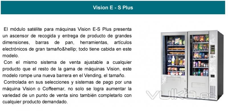 maquina vending esclava y master vision es plus