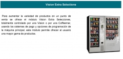 Maquina expendedora vision extra selections