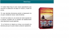 Maquina de tabaco para kiosko street goya