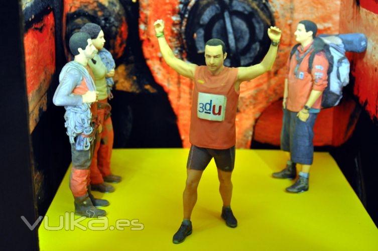 Esculturas 3d - ThreeDee-You Foto-Escultura 3d-u - Color Primavera - trofeos personalizados deporte