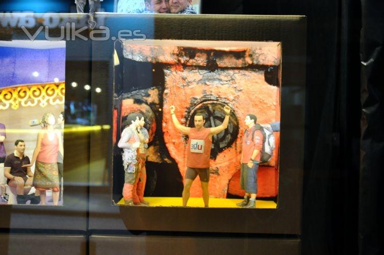 Esculturas 3d - ThreeDee-You Foto-Escultura 3d-u - Color Primavera - trofeos personalizados deporte