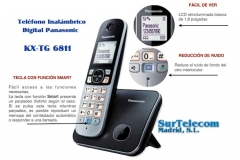 Telfono inalmbrico pansonic kx-tg6811