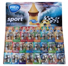 Ambientadores colgante de madera sport con perfumes franceses