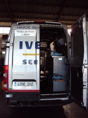 Equipamiento interior de furgonetas taller