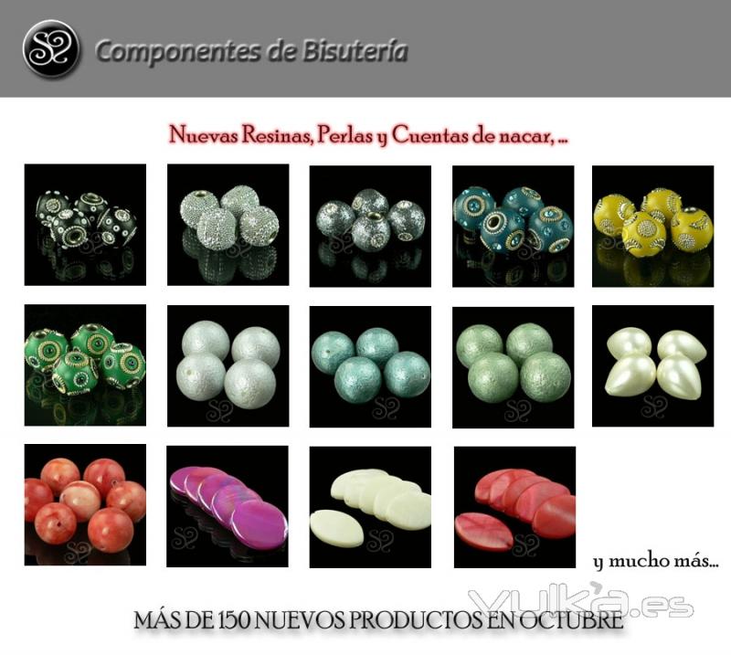 Promocin de Resinas y Nacar www.componentesdebisuteria.es