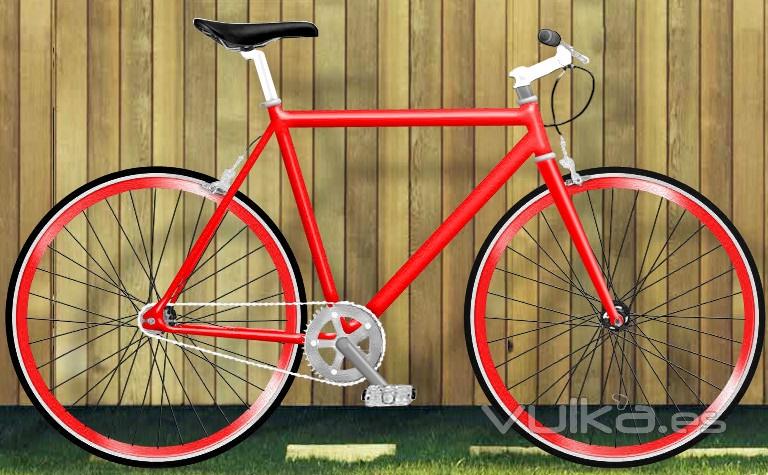 fixies momabikes roja