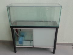 Electroacuarioses - acuario a medida: 100 litros con sumidero y mesa