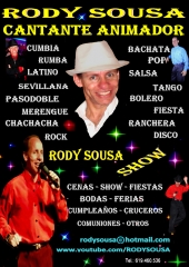 Rody sousa cantante animador internacional