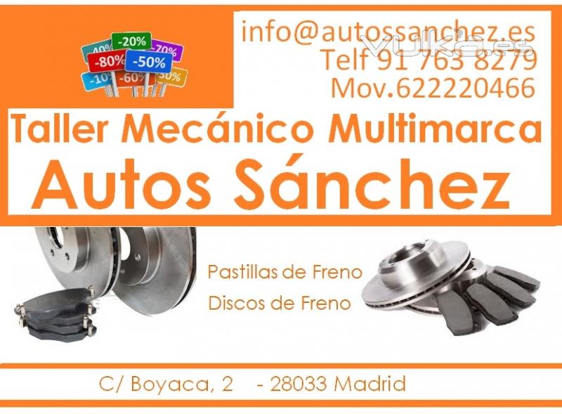 TALLER MECANICO MADRID  PASTILLAS DE FRENO