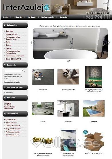 As es de fcil y sencilla nuestra tienda online www.interazulejo.com, tus productos a un click.
