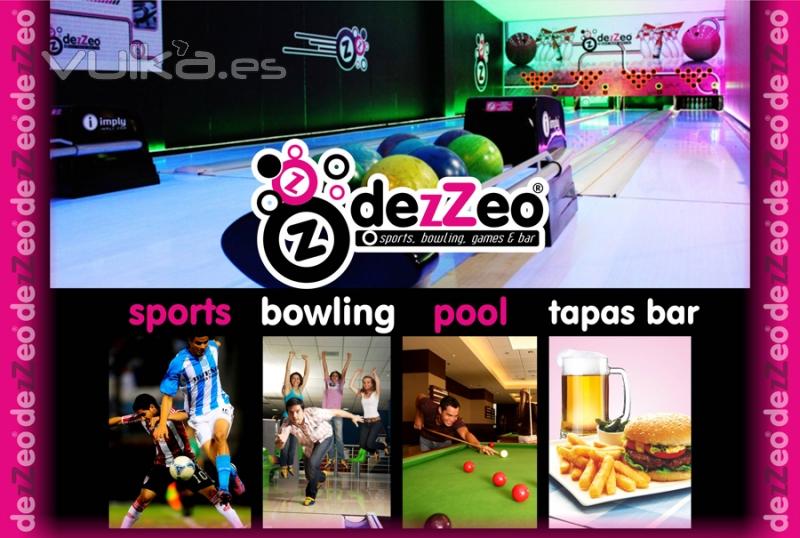 Boleras - Bowling - Pub - Bar. dezZeo Sports, Bowling, Bar | www.dezzeo.com | Franquicia Boleras