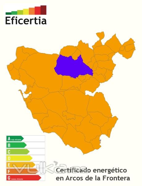 Certificado energético/eficiencia energética arcos de la frontera