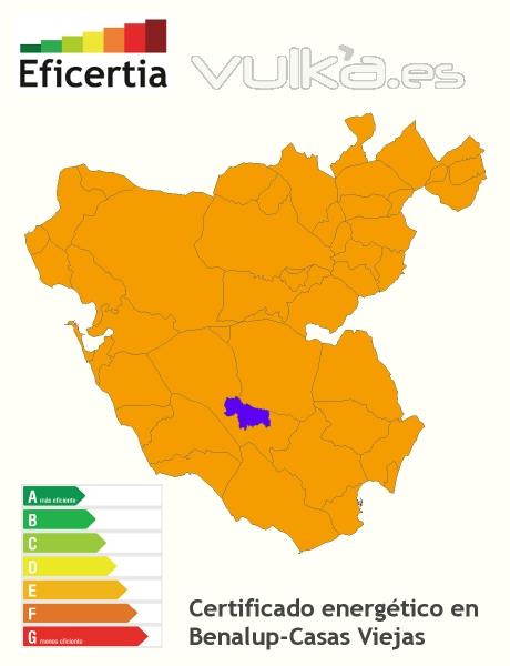 Certificado energético/eficiencia energética/calificacion energética Benalup