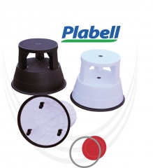 La mayor cualidad del taburete estable de Plabell es su versatilidad. No solo es ligero y fácil