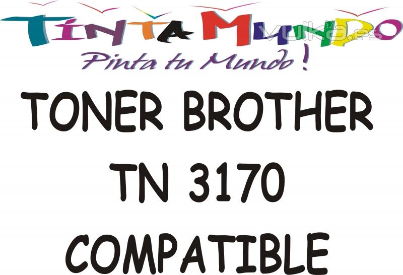 TONER BROTHER COMPATIBLE TN 3170 barcelona, valencia, tintamundo.com
