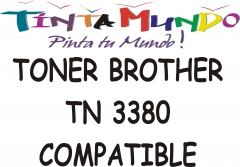 Toner brother compatible tn 3380 barcelona, valencia, tintamundocom