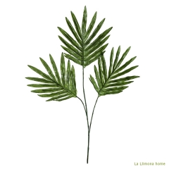 Plantas artificiales. rama hojas palma artificiales verde 60 - la llimona