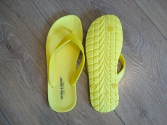 Chanclas henry & henry nuevo color amarillo fluor