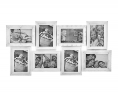 Portafotos multiple magic blanco 10x15 8 fotos - la llimona home