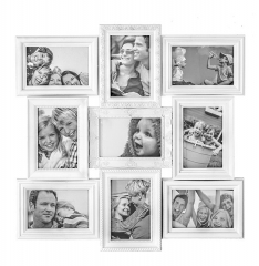 Portafotos multiple magic blanco 10x15 9 fotos - la llimona home