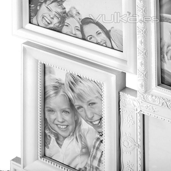 Portafotos multiple magic blanco 10x15 9 fotos 1 - La Llimona home