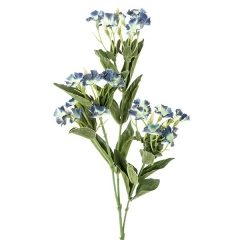 Flores artificiales. rama flores mosquitera artificial azul 60 - la llimona home
