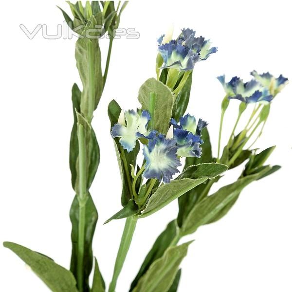 Flores artificiales. Rama flores mosquitera artificial azul 60 2 - La Llimona home