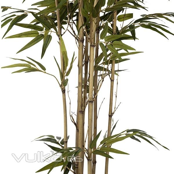 Plantas artificiales. Planta bambú artificial con maceta 185 3 - La Llimona home