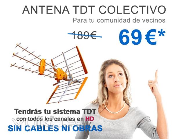 Precio de instalacin de antena televes para comunidades de vecinos