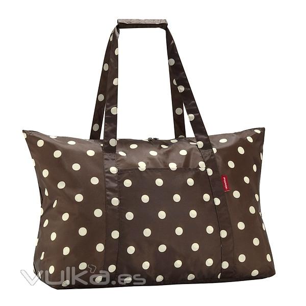 Reisenthel bolsa multiusos mini maxi shopper mocha dots - La Llimona home