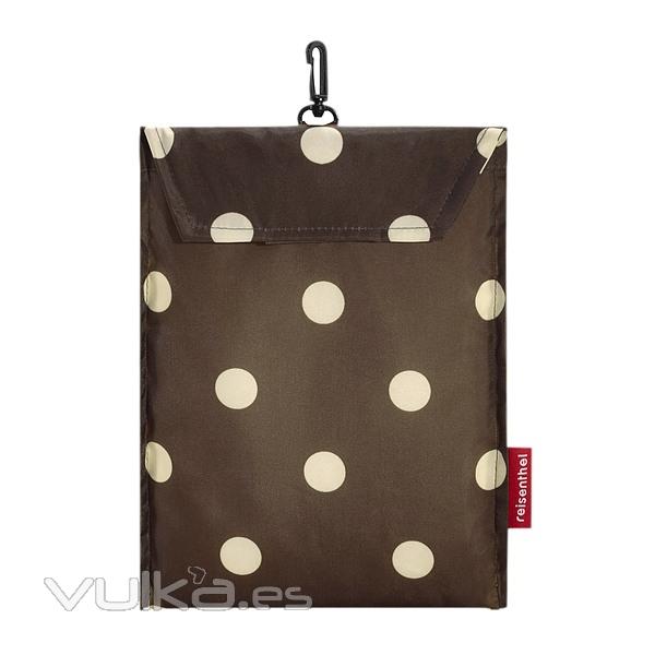 Reisenthel bolsa multiusos mini maxi shopper mocha dots 1 - La Llimona home