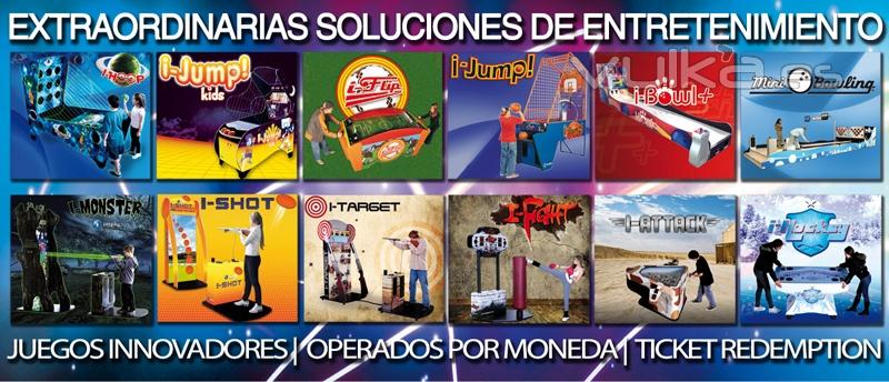 Maquinas recreativas, recreativos, redemption, boleras, infantiles, kiddies rides | www.focse.com