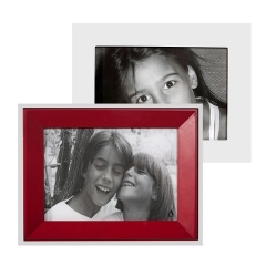 Portafotos silk 13x18 blanco y rojo 3 - la llimona home