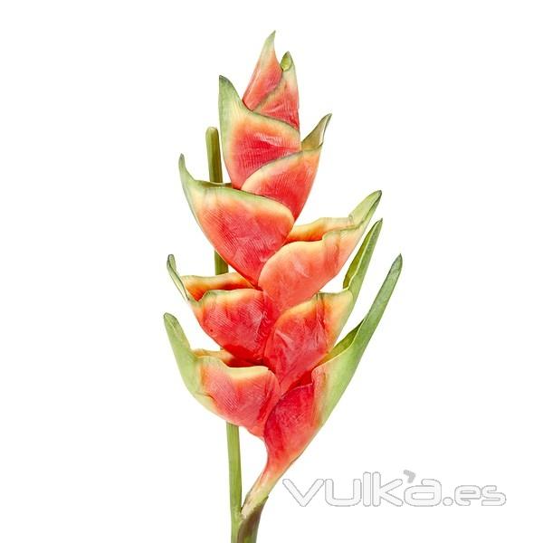 Flores artificiales. Flor heliconia artificial roja 110 - La Llimona home