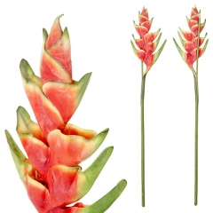 Flores artificiales flor heliconia artificial roja 110 1 - la llimona home