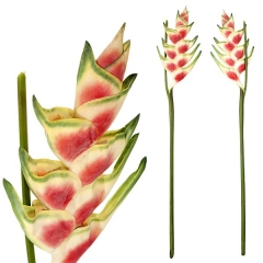 Flores artificiales flor heliconia artificial bicolor 110 1 - la llimona home