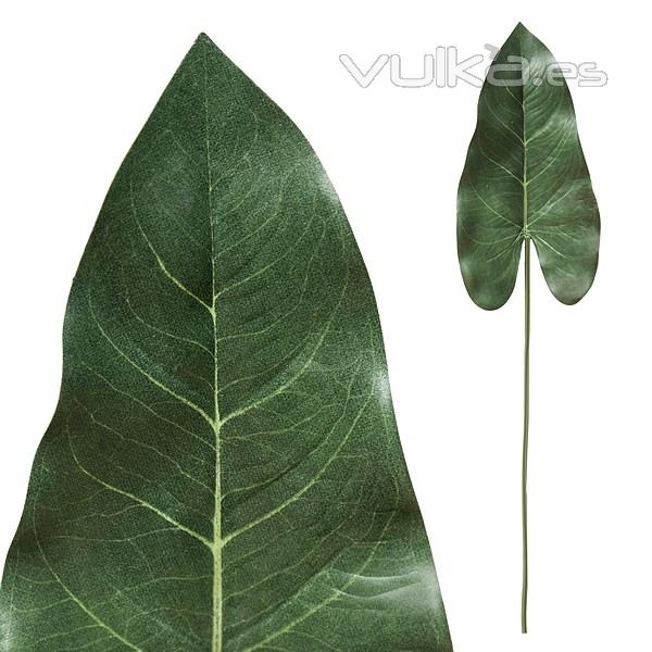 Plantas artificiales. Hoja anthurium artificial 68 1 - La Llimona home