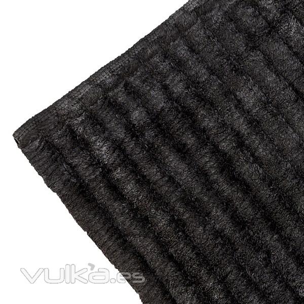 Alfombra bao stripes negra 1 - La Llimona home