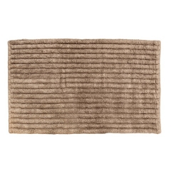 Alfombra bano stripes beig oscuro - la llimona home