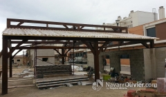 Construccion de estructura de madera a 2 aguas valencia wwwnavarroliviercom