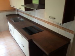 Encimera cocina neolith iron corten