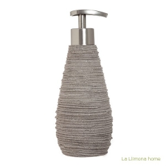 Dosificadores de bano dosificador bano conic sand gris - la llimona home
