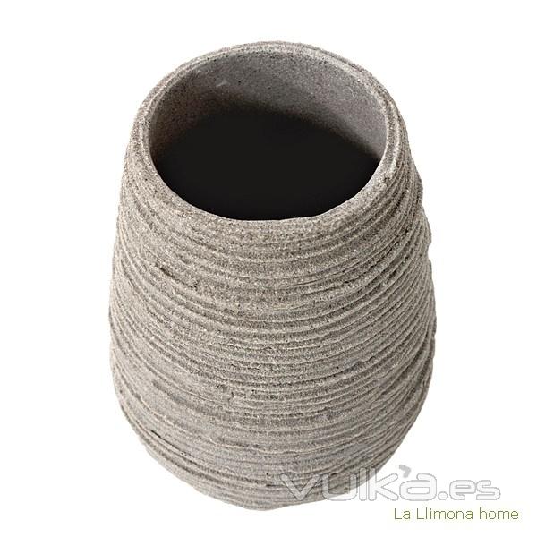 Vasos de bao. Vaso bao conic sand gris 1 - La Llimona home