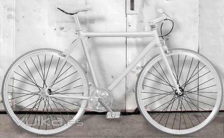 white fixies momabikes, bicicletas