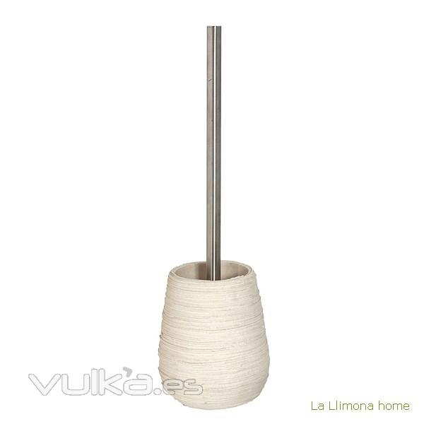 Escobilleros de bao. Escobillero bao conic sand beig - La Llimona home